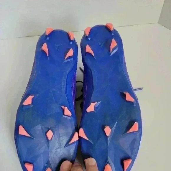 Adidas Predator Edge.3 Sz 5.5 FG Blue Youth Soccer Football Cleats GW2361 - Picture 11 of 14